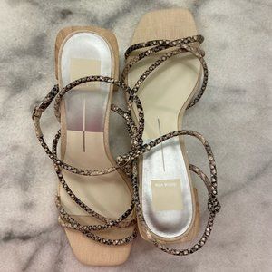 NEVER WORN Dolce Vita Snakeskin Heels Size 9.5